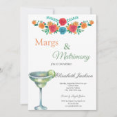 Margs & Huwelijk Margarita Vrijgezellenfeest Kaart (Voorkant)