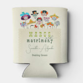 Margs & Huwelijk Mexicaanse Fiesta Koppel Bruidsfe Blikjeskoeler (Achterkant)