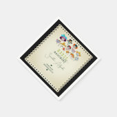 Margs & Huwelijk Mexicaanse Fiesta Paren Douche Servet (Hoek)