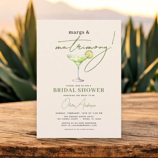 Margs & Huwelijk Modern Vrijgezellenfeest Kaart