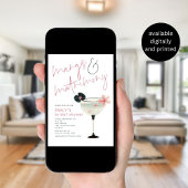 Margs Huwelijk Pink Sage Margarita Vrijgezellenfee Kaart