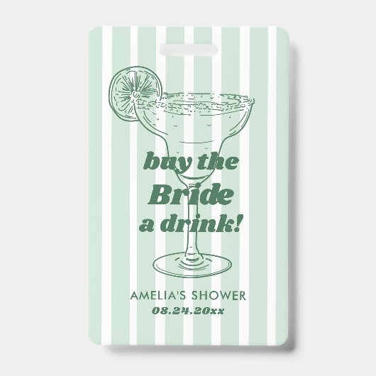 Margs & Huwelijk Retro Bachelorette Bruidsfeest Badge (Voorkant)