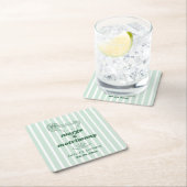 Margs & Huwelijk Retro Bachelorette Bruidsmeisjesf Kartonnen Onderzetters (Insitu)