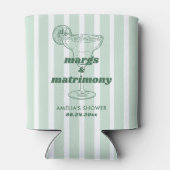 Margs & Huwelijk Retro Bachelorette Bruiloftsfeest Blikjeskoeler (Achterkant)