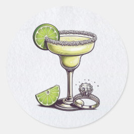 Margs & Huwelijk Ronde Sticker