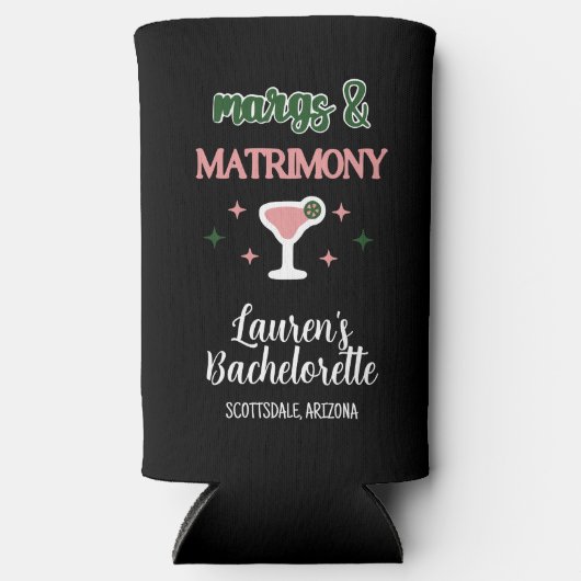 Margs & Huwelijk Seltzer Blikjeskoeler (Voorkant)