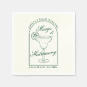 Margs & Huwelijk Servet (Voorkant)