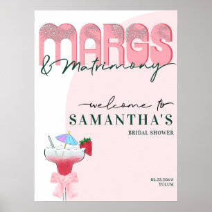 Margs Huwelijk Tequila Bach Vrijgezellenfeest Welk Poster