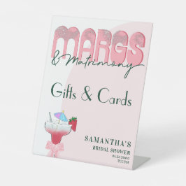 Margs Huwelijk Tequila Bach Vrijgezellenfeest Welk Reclamebord Met Voetstuk