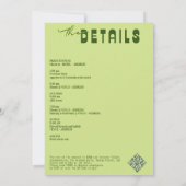 Margs & Huwelijk Tequila Bachelorette Weekend Kaart (Achterkant)