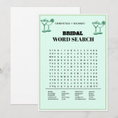 Margs & Huwelijk Trouw Woord Zoeken Spel Kaart (Voorkant / Achterkant)