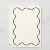 Margs & Huwelijk Vrijgezellenfeest Hand getrokken Kaart (Achterkant)