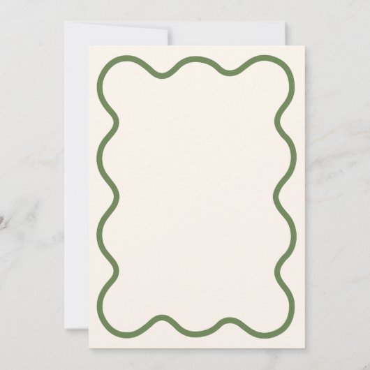 Margs & Huwelijk Vrijgezellenfeest Hand getrokken  Kaart (Achterkant)