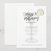 Margs & huwelijk vrijgezellenfeest  kaart (Voorkant / Achterkant)