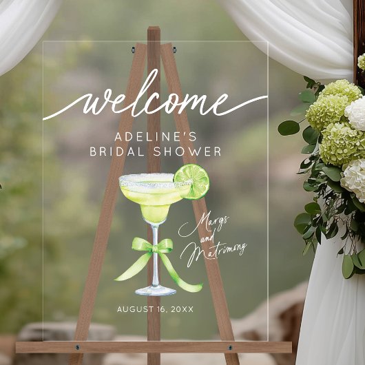 Margs Huwelijks Bruidsfeest Welkom Acrylaat Bord
