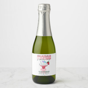 Margs Huwelijks Tequila Bruidsborrel Meisjesavond Sparkling Wijnetiket
