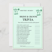 Margs & Huwelijksbruid & bruidegom Trivia Game Kaa Aankondiging (Voorkant)