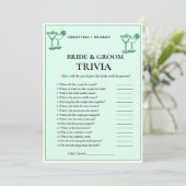 Margs & Huwelijksbruid & bruidegom Trivia Game Kaa Aankondiging (Staand voorkant)