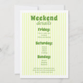 Margs & Huwelijkscocktail vrijgezellenweekend Kaart (Achterkant)