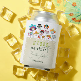 Margs & Huwelijksfeest Mexicaanse Koppel Bruiloft Blikjeskoeler