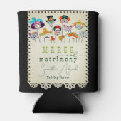 Margs & Huwelijksfeest Mexicaanse Koppel Bruiloft Blikjeskoeler (Achterkant)