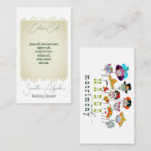 Margs & Huwelijksfeest Mexicaanse koppels Douche Informatiekaartje (Voorkant / Achterkant)