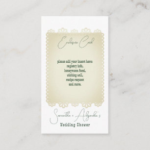 Margs & Huwelijksfeest Mexicaanse koppels Douche Informatiekaartje