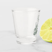 Margs Huwelijksfeest Schedelfeest Koppel Bruisfees Shot Glas (Links)