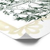 Margs Huwelijksschedel Fiesta Paar Douche Welkom Poster (Hoek)