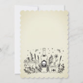 Margs Huwelijksschedel Mexicaanse Fiesta Paar Douc Kaart (Achterkant)