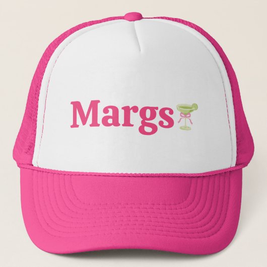 Margs Margaritas Matching Bachelorette Feestgesche Trucker Pet (Voorkant)