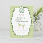 Margs & Matrimony Bachelorette Coquette Kaart (Staand voorkant)
