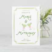 Margs & Matrimony Bachelorette Reisplan Kaart (Staand voorkant)
