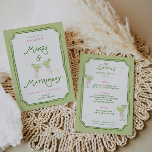 Margs & Matrimony Bachelorette Roze Reisplan Kaart