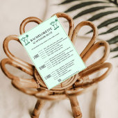 Margs & Matrimony bachelorette Scavenger spel Kaar Aankondiging