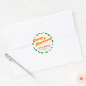 Margs & Matrimony Bachelorette Weekend feestje Ronde Sticker (Envelop)