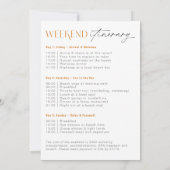 Margs & Matrimony Bachelorette Weekend Route Kaart (Achterkant)