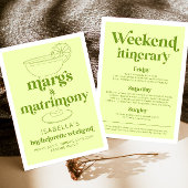 Margs & Matrimony Bachelorette Weekend Route Kaart