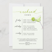 Margs & Matrimony Bachelorette Weekend Route Kaart (Achterkant)