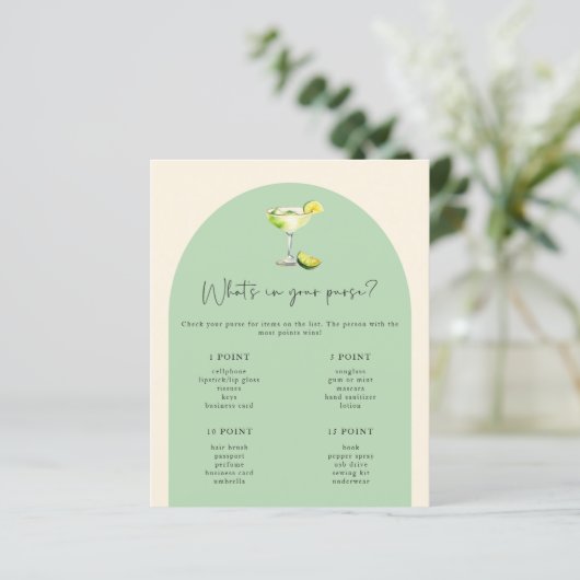 Margs & Matrimony Bridal Wat zit er in je tas spel (Staand voorkant)