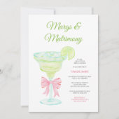 Margs & Matrimony Bruidsfeest uitnodiging (Voorkant)