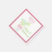 Margs & Matrimony Bruidsfeest uitnodiging Servet (Hoek)