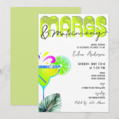 Margs & Matrimony Chic Tequila Vrijgezellenfeest Kaart (Voorkant / Achterkant)