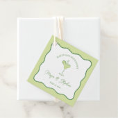 "Margs & Matrimony" Eenvoudige Limoen Margarita Br Bedankjes Labels (In situ)