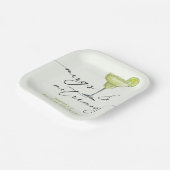 Margs & Matrimony Green Lime Bridal Shower Papieren Bordje (Gebogen)
