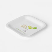 Margs & Matrimony Groen & Goud Bruidsfeest Papieren Bordje (Gebogen)