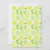 Margs & Matrimony Groen Limoen Vrijgezellenfeest Kaart (Achterkant)