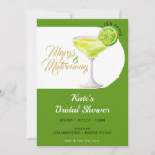 Margs & Matrimony Groen Wit & Goud Vrijgezellenfee Kaart (Voorkant)