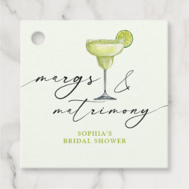 Margs & Matrimony Groene Lime Bruiloft Bedankjes Labels