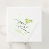 Margs & Matrimony Groene Lime Bruiloft Bedankjes Labels (In situ)